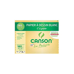 CANSON Papier à dessin 'C' à grain, pochette indéchirable ()