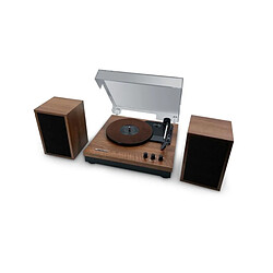 Platine vinyle stéréo 3 vitesses 33/45/78t avec bluetooth effet bois - MT-108BT - MUSE 