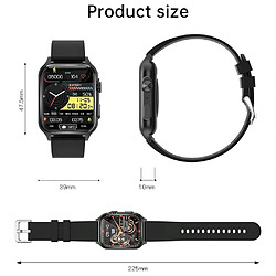 Acheter Yonis Montre Connectée Or IPS 1.96' Appels Bluetooth Oxymètre IP67