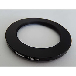 vhbw bague adaptation filtre Step DOWN 58mm-42mm noir pour appareil photo Agfa, Agfaphoto, Canon, Casio, Fujifilm, Kodak, Minolta, Nikon, Olympus