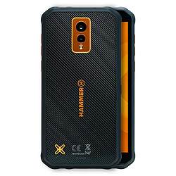 Smartphone HAMMER Energy X 4G LTE, Antichoc et Waterproof IP69, Noir / Orange