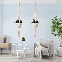 BESTA Corde suspendue plante porte pot plante intérieur et extérieur cintre décoration de jardin, pas cher