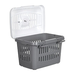 Cage de Transport Zolux Midi Gulliver Gris 40 x 30 x 40 cm