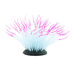 paysage d'aquarium 1 Pc Fluorescent Artificielle Anémone De Mer Corail Aquarium Réservoir Paysage Rouge