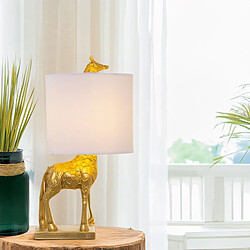 Acheter Lampe de bureau Alexandra House Living Multicouleur Doré Plastique 40 W 23 x 42 x 20 cm Girafe