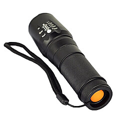 Avis Wewoo Lampe de poche torche noir CREE XM-L T6 5-Mode 2000LM Lumière Blanche Réglable de