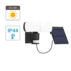 XanLite Projecteur Solaire IP44 Blanc neutre Détecteur de mouvement 8h d'autonomie 