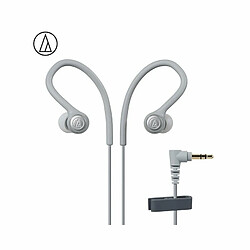 Audio-Technica Ath-Sport10 In-Ear Filaire Écouteur Musique Casque Sport Écouteurs Avec Ipx5 Étanche Pour Huawei Xiaomi Blanc