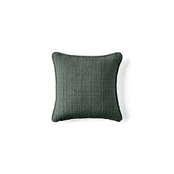 Bestmobilier Miro - coussin - en velours texturé - 40x40 cm Miro - coussin - en velours texturé - 40x40 cm - Vert