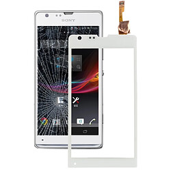 Wewoo Pour Sony Xperia SP / blanc M35h pièce détachée Partie écran tactile (seul sans le LCD) 