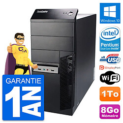 PC Tour Lenovo ThinkCentre M91p Intel G630 RAM 8Go Disque 1To Windows 10 Wifi · Occasion 