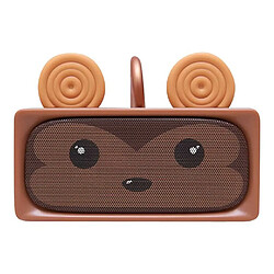 Mobility on Board Enceinte Bluetooth Animal Adorable Singe Marron 