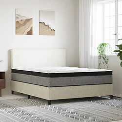 vidaXL Matelas à ressorts ensachés moyen plus 160x200 cm