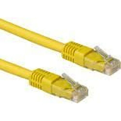 Act Music ACT Yellow 2 meter LSZH U/UTP CAT6A patch cable with RJ45 connectors. Cat6a u/utp lszh yellow 2.00m (IB1902) 