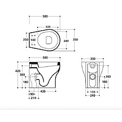 Acheter Kiamami Valentina SALLE DE BAINS SANITARY TERRE MODÈLE SOAVE