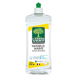 Arbrevert Liquides vaisselle et mains sans parfum et hypoallergénique écologique bidon de 750ml