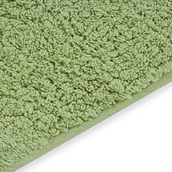 Avis vidaXL Jeu de tapis de salle de bain 3 pcs Tissu Vert