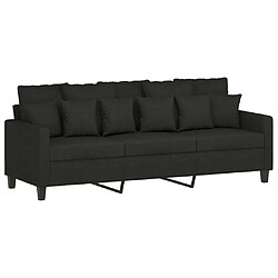 Acheter Maison Chic Ensemble de canapés 2 pcs avec coussins, Canapé droit Sofa pour Salon Noir Tissu -GKD228955