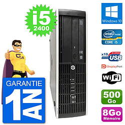 PC HP Compaq Pro 6300 SFF Intel i5-2400 RAM 8Go Disque Dur 500Go Windows 10 Wifi · Occasion 