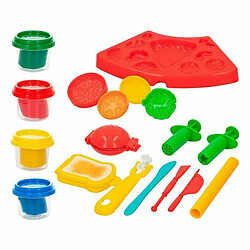 Playgo Pâte à modeler en argile Colorbaby Burger & Sandwich Multicouleur (19 Pièces) 