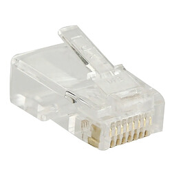 Wewoo Connecteur modulaire 100 PCS RJ45, or: 3u