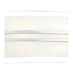 Avis Luminaire Center Applique murale Sector blanc et verre opale 2 ampoules