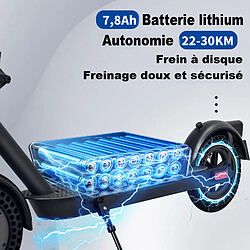 Avis YOMME MOBILITÉ 350w Trottinette Électrique Pliante Glisse Urbaine Pour Adultes, 10pouces, App Contrôle, 22 À 30km, 25km/H, Étanchéité Ipx4, Avec Led Avant Et Feu Arrière, Guidon Clignotant