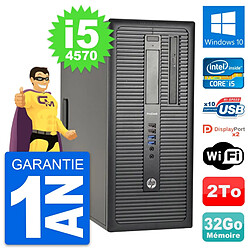 PC Tour HP ProDesk 600 G1 Intel i5-4570 RAM 32Go Disque Dur 2To Windows 10 Wifi · Occasion 