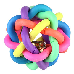 Wewoo Jouet pour Animaux d'animal familier coloré de boule de Bell de style d'armure d'amusement, taille: M 7.5 * 7.5 * 7.5cm