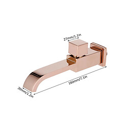 Avis ComfortXL Robinet mural g1/2, eau froide uniquement, cascade évier lavabo robinet d'eau