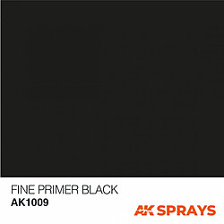 Ak Interactive Peintures Fine Primer Black Spray