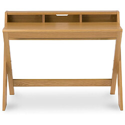 ICONIK INTERIOR Bureau en bois de style scandinave - Petit Bois naturel