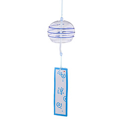 windchime en verre de style japonais suspendus bénédiction cloches carillons éoliens maison 9