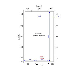 Chambre Froide Positive Avec Groupe Positif - Hauteur 2010 mm - Combisteel