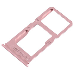 Wewoo Plateau pour carte SIM + pour SIM / pour Micro SD pour Vivo X20 Plus (Or rose)