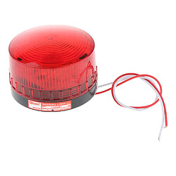 24v toujours allumé voyant rond lampe de l'atelier de l'industrie de balise de signalisation rouge