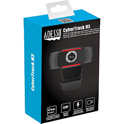 Adesso CYBERTRACK-H3, 720P HD 1.3 Megapixel USB Web Cam