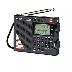 Avis Universal Récepteurs radio FM/ondes moyennes/ondes courtes/longues Toutes les bandes de fréquence Radio portable FM | Radio(Le noir)