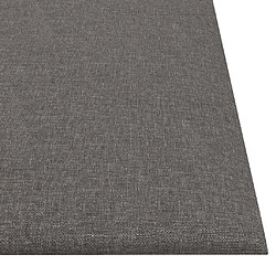 Acheter vidaXL Panneaux muraux 12 pcs Gris clair 30x30 cm Tissu 1,08 m²