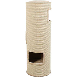 Avis ZOLUX Arbre à chat baril revêtement sisal Oliver beige.