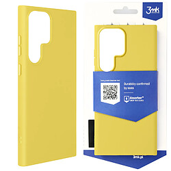 Coque pour Samsung S23 Ultra Gel Mat Antichute 1.25m 3mk Matt Case jaune