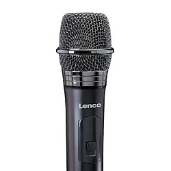 Lenco Set de 2 microphones sans fil MCW-020BK Noir