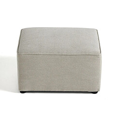 Avis Bestmobilier Canopy - pouf - en tissu texturé