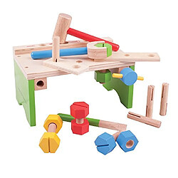 Bigjigs Toys Pretend Play Carpenters Bench Playset