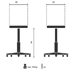 Acheter Marchepied / Marchepied à rouleaux petit TIO-S plastique noir hjh OFFICE