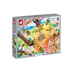 Puzzle enfant 100 pièces La vie des abeilles WWF - Janod 