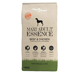 vidaXL Nourriture sèche chiens Maxi Adult Essence Beef & Chicken 15 kg