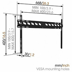 Support de TV Vogel's 8564000 40"-80" 80 kg