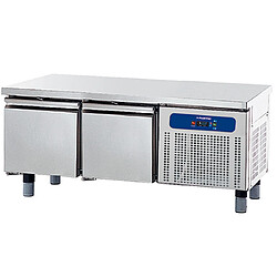 Soubassement Freezer avec 2 Tiroirs 1/1 pour Appareils de Cuisson, L1400 mm - Mastro