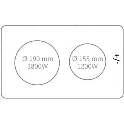 Avis DOMINO 2 ZONES VITROCÉRAMIQUE SENSITIF MEZIERES POSABLE